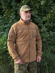 Кофта фліс койот тактична 300 г/м2, 5 карманів / Хижак / НГУ