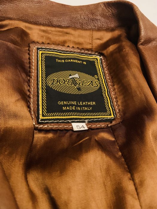 Вінтажна шкіряна куртка douglas italy