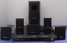 Kino domowe Panasonic model SA-PT 150, sprawne, kolor czarny