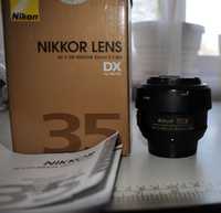 Продам объектив Никон AF-S 35mm 1/8G