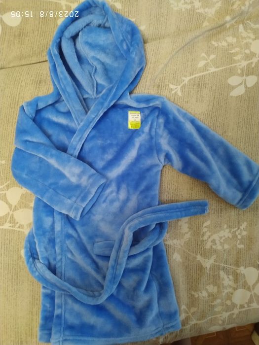 Махровый детский халат