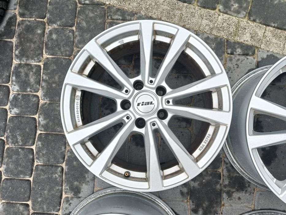Felgi17 Rial 5*112 Audi Skoda VW stan bdb kpl