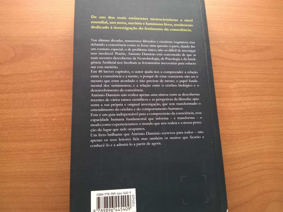 Sentir & Saber, A Caminho da Consciência - António Damásio