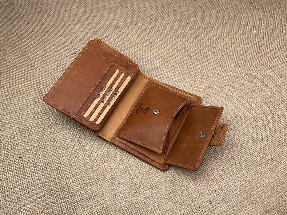 Портмоне мужское кожаное Hill Burry 5024 Германия, портмоне чоловіче