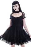 Sukienka KILLSTAR choker koronka goth witch tutu