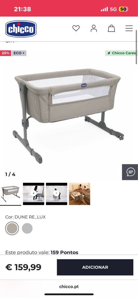 Berço NEXT2ME chicco
