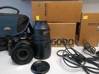 Nikon D5000 obiektyw uniwersalny + zoom