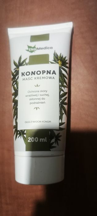 Maść konopna 200 ml Regeneracja, nawilżenie, gładkość skóry
