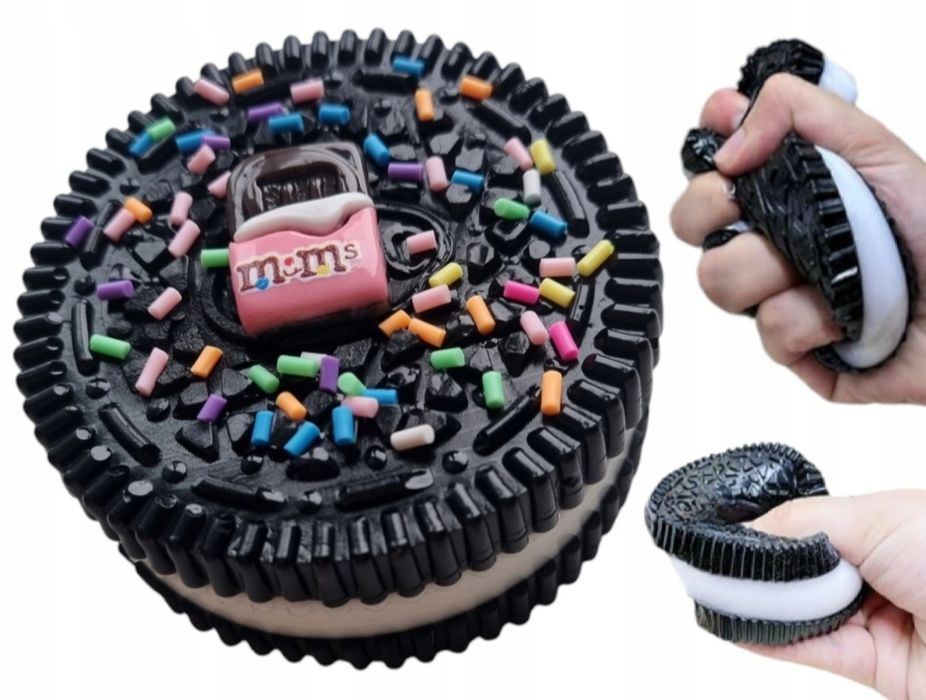 Gniotek antystresowy Squishy Ciastko oreo