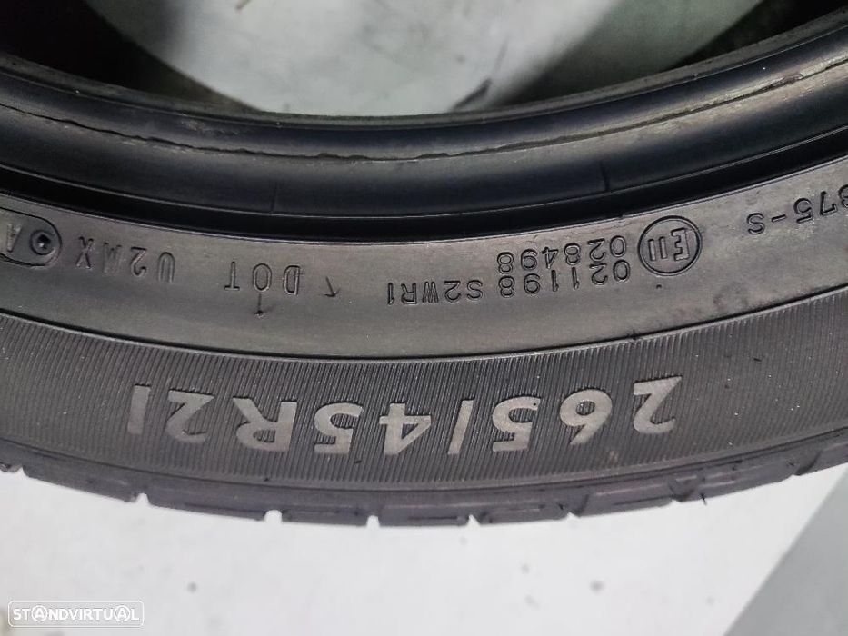 2 pneus semi novos 265-45r21 dunlop - oferta dos portes