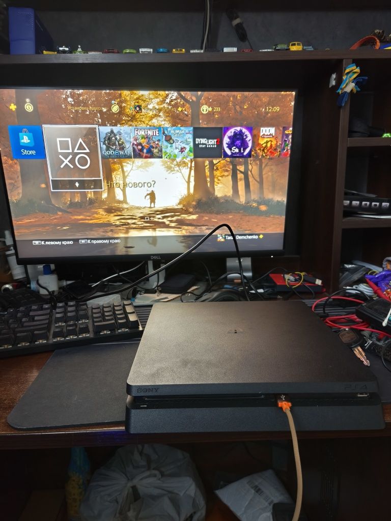Ps 4 slim 1tb гарний стан + допи