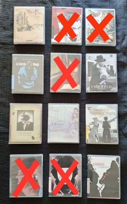 Criterion Collection - 47 filmes - Blu-rays (1/3)