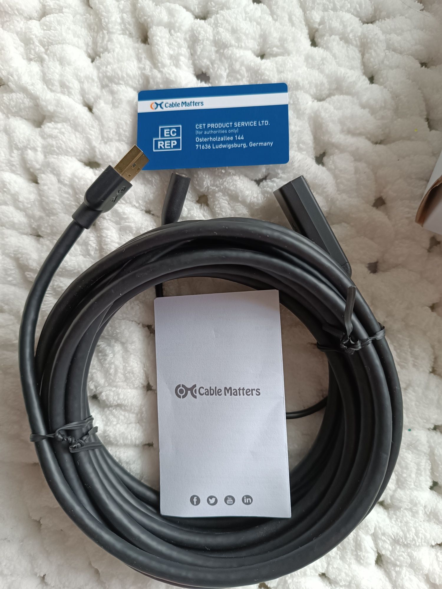 Кабель-подовжувач Cable Matters Active USB 3.0 VR