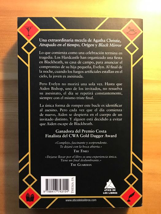 Las siete muertes de Evelyn Hardcastle S.Turton  książka po hiszpańsku