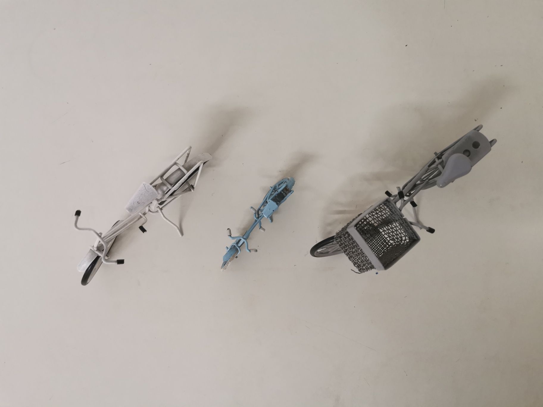 3 x Rowerek stalowy retro zabawka kolekcjonerska