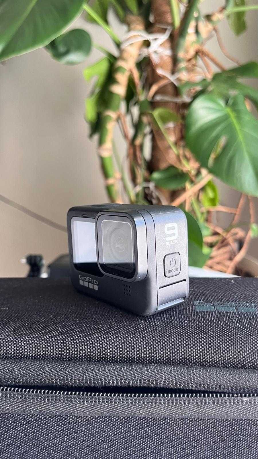 GoPro Hero 9 Black + Estojo + Caixa de mergulho (-40m) – Impecável