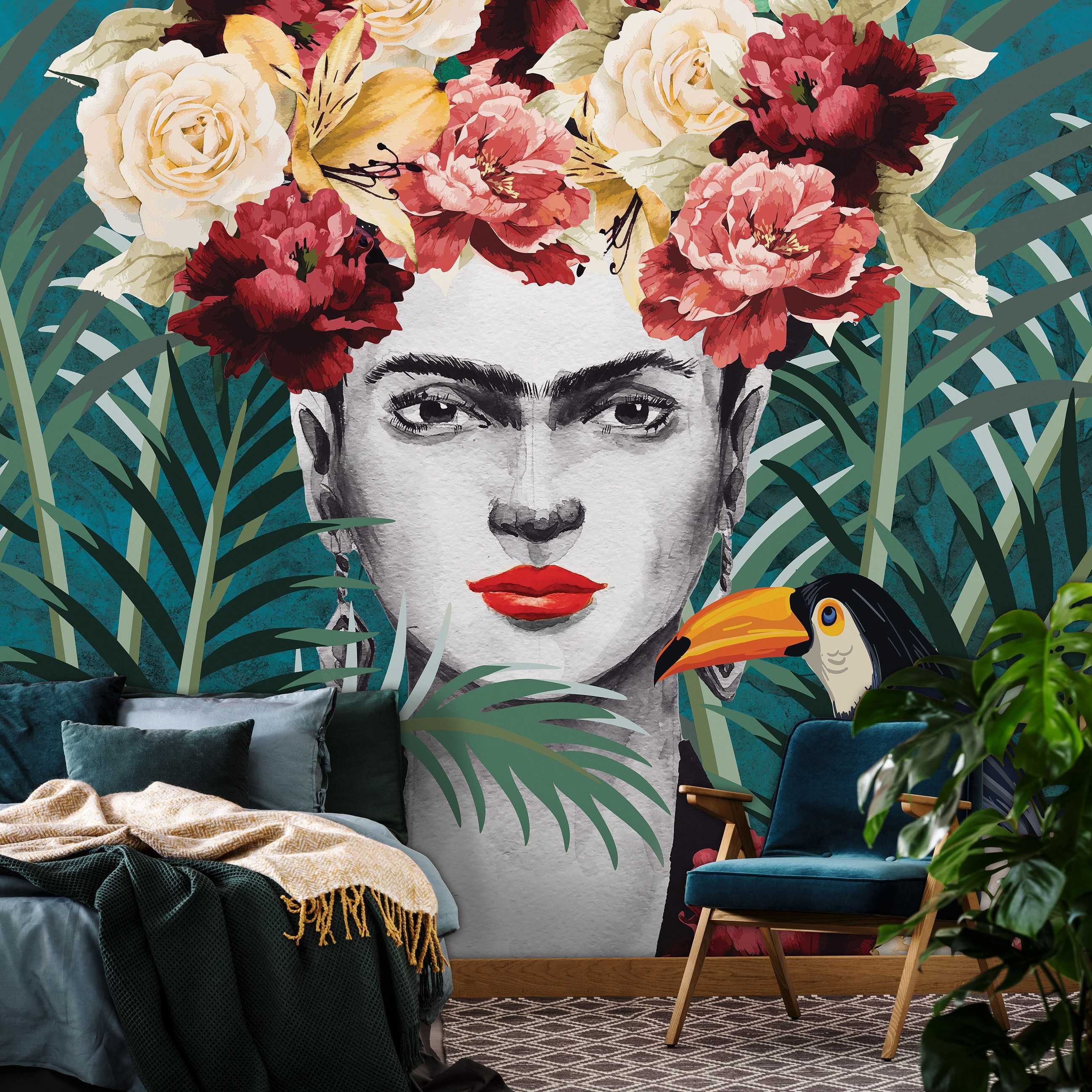 Fototapeta Frida Kahlo Portret Sztuka 3D Na Twój Rozmiar + KLEJ