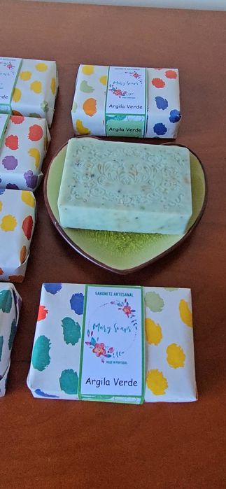 Sabonete Artesanal/ Natural de Argila Verde