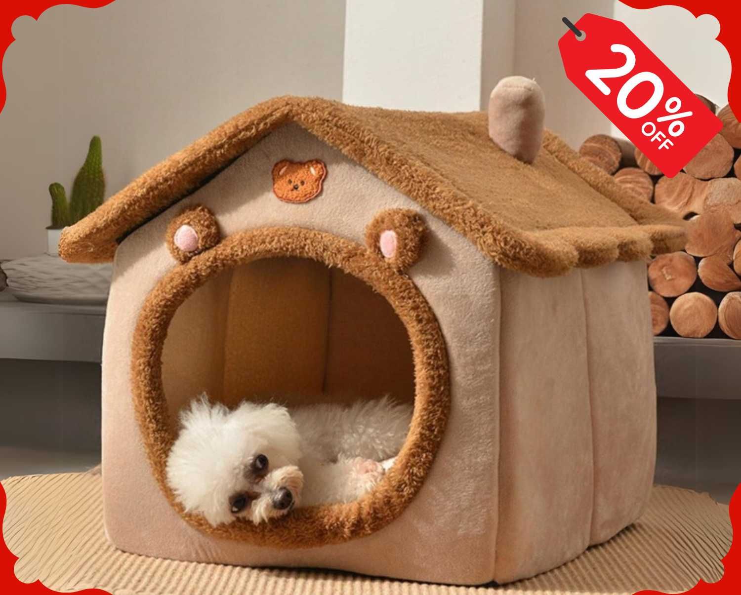 Nowa BUDA LEGOWISKO Dla Psa Kota Domek Kojec Posłanie Legowisko (-20%)
