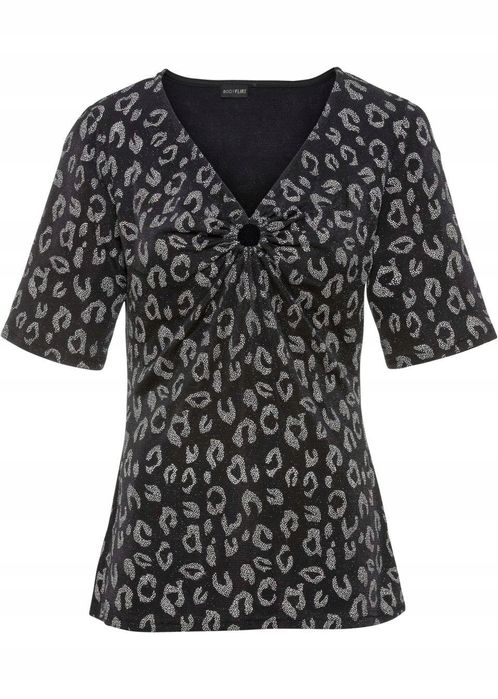 B.P.C bluzka w cętki strukturalne 32/34.