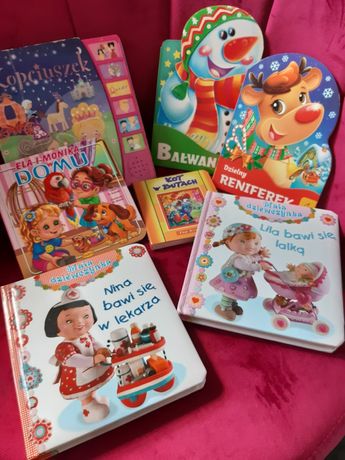 Książeczki dla dzieci+ książka Bing z puzzlami