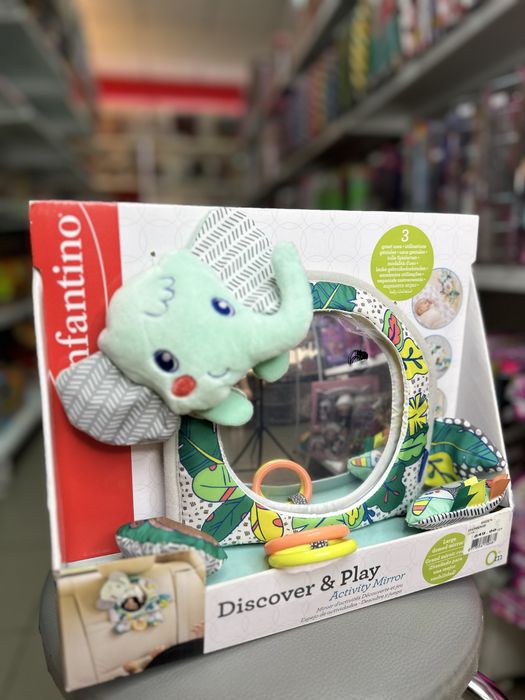 Іграшка-підвіска Infantino Дзеркальце-слоненя (315068)