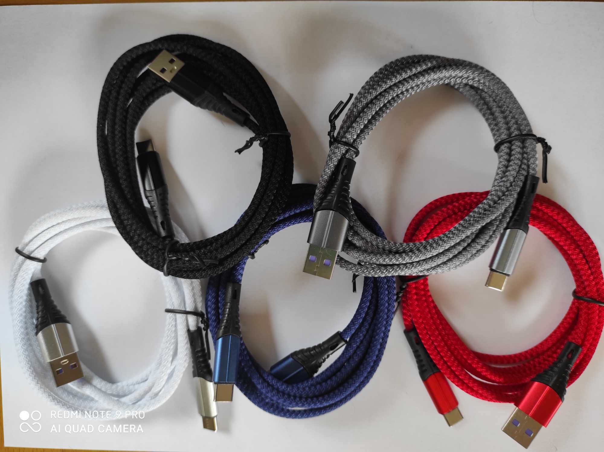 TYP-C KABEL szybkie ładowanie wzmacniany QC 2metry