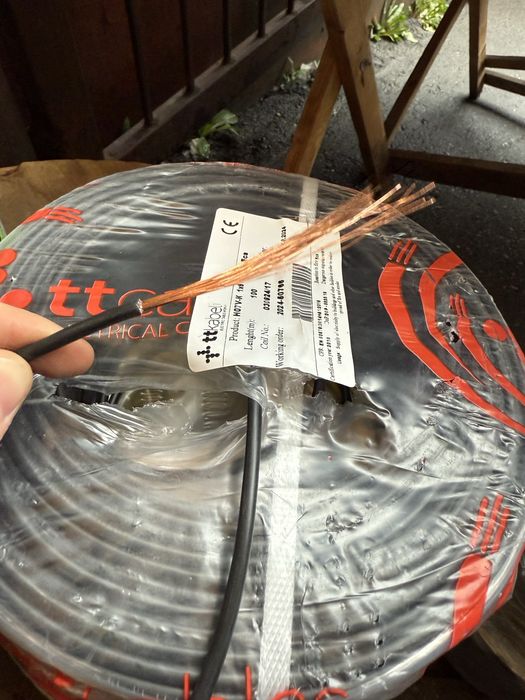 Кабель ПВ3 Італия 1*10 , 1*6 Всі Види Мідний