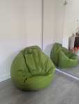 Pufe Verde / Green Bean Bag