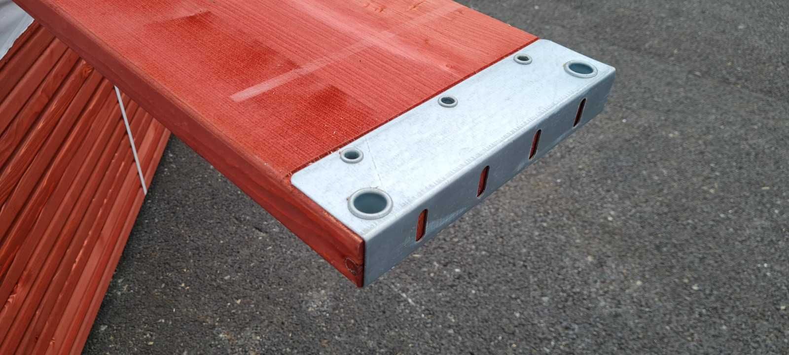 Nowe lekkie rusztowanie aluminiowe podesty drewniane Plettac 125m2