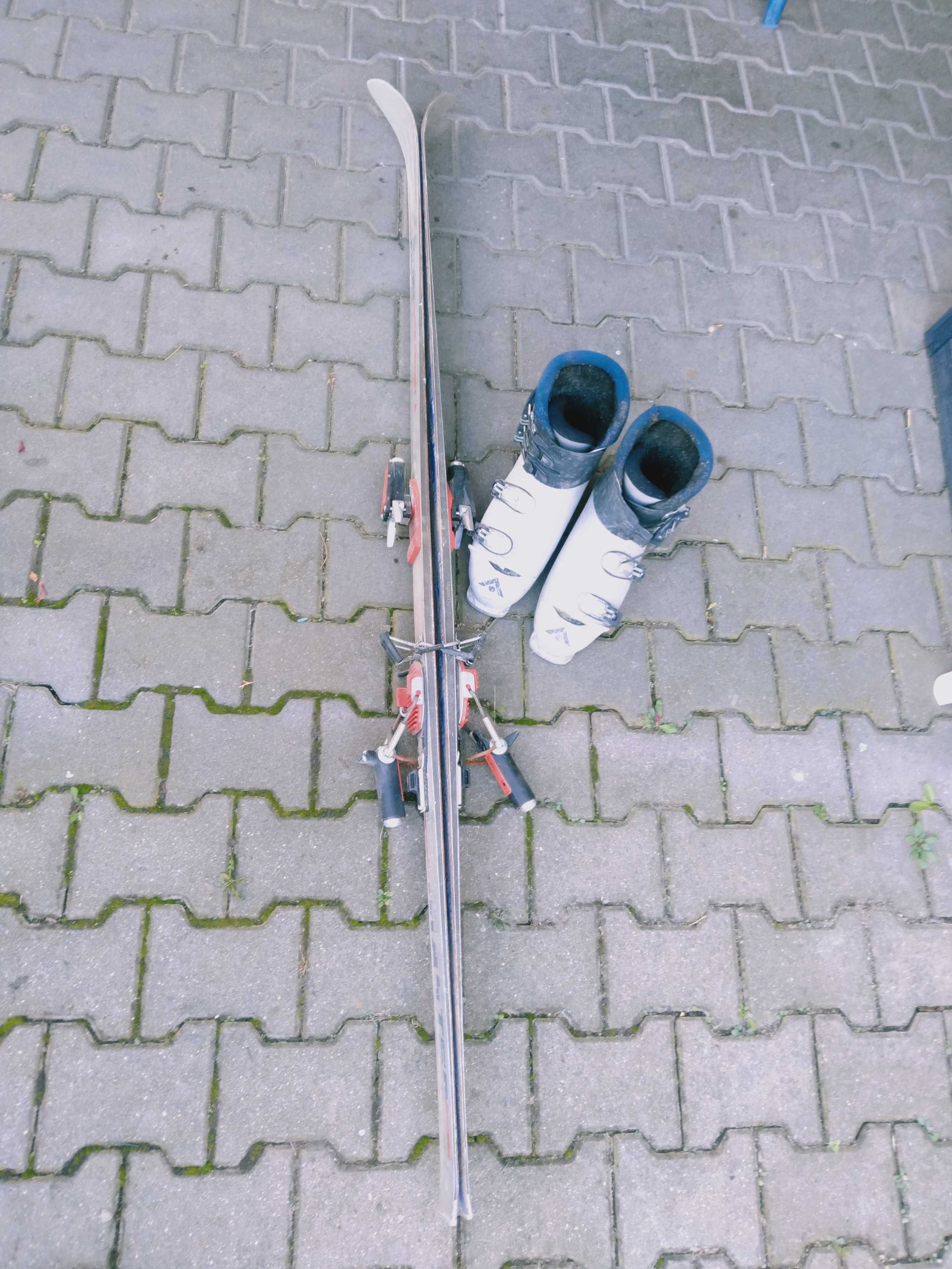 Narty z butami Polsport 177 cm.