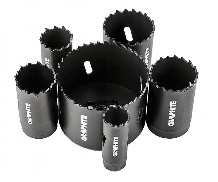 Otwornice Bi-Metalowe Do Metalu, Drewna Co8% 19, 25, 30, 35, 40, 68 Mm
