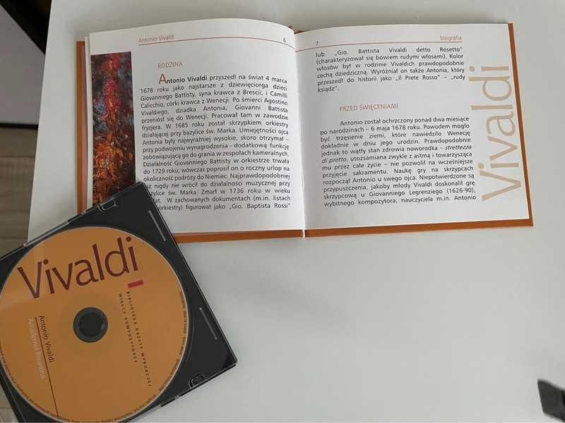 CD Vivaldi wraz z książeczka
CD Vivaldi i książeczka