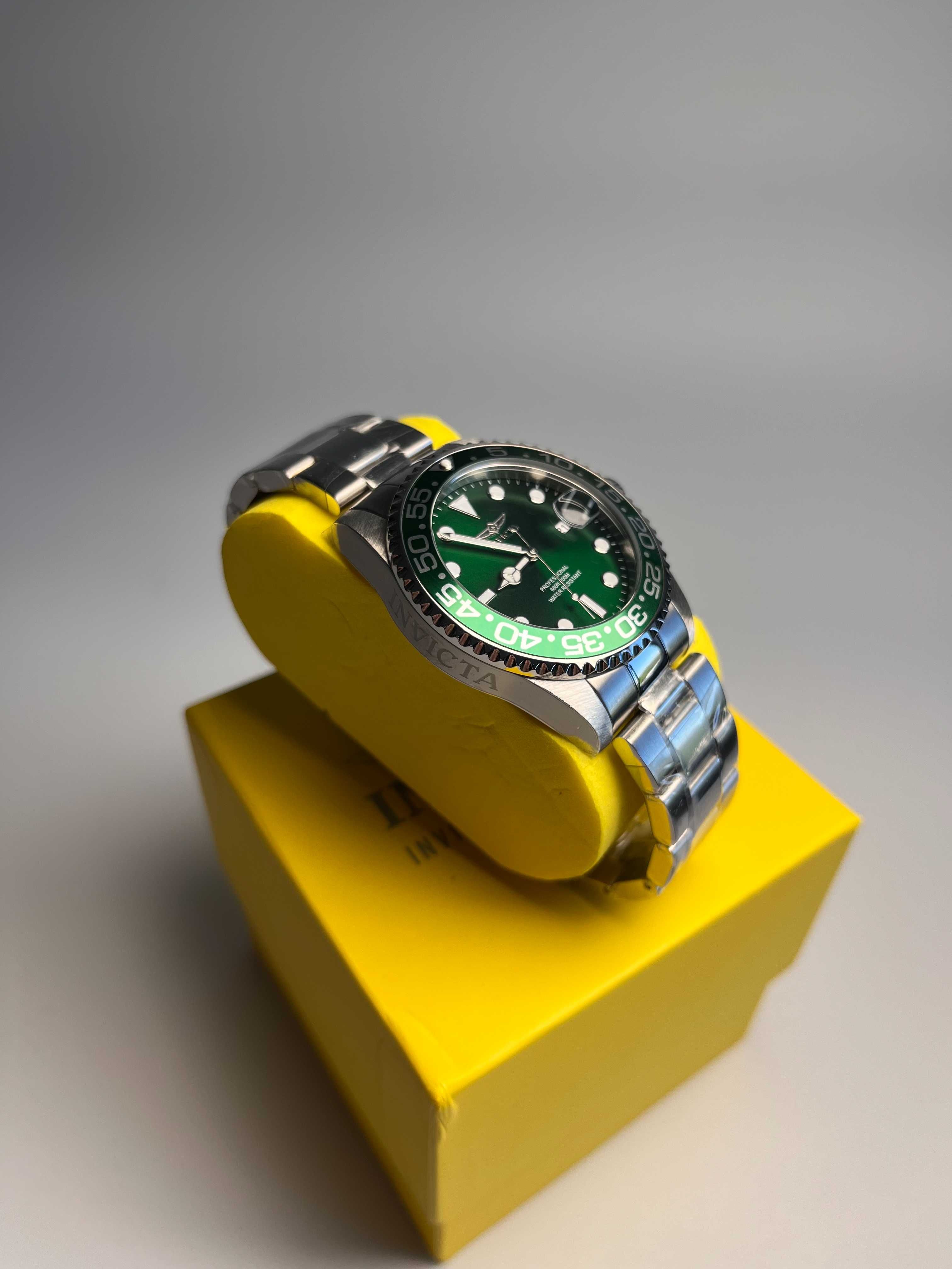 Invicta 36546 Pro Diver, годинник зелений, инвикта дайверы Ø42мм