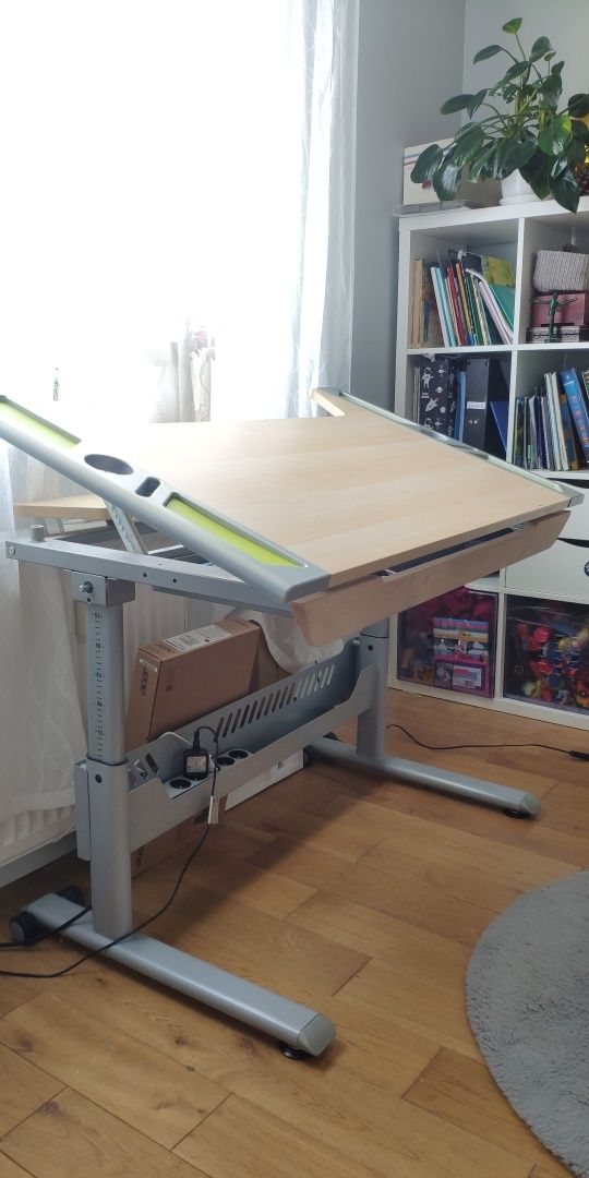 Biurko ergonomiczne PAIDI Tablo z regulacją wysokości i kąta nachyleni