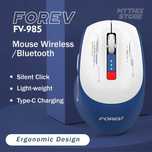 Mysz Forev FV-985 wireless bluetooth akumulator cichy klik niebieska