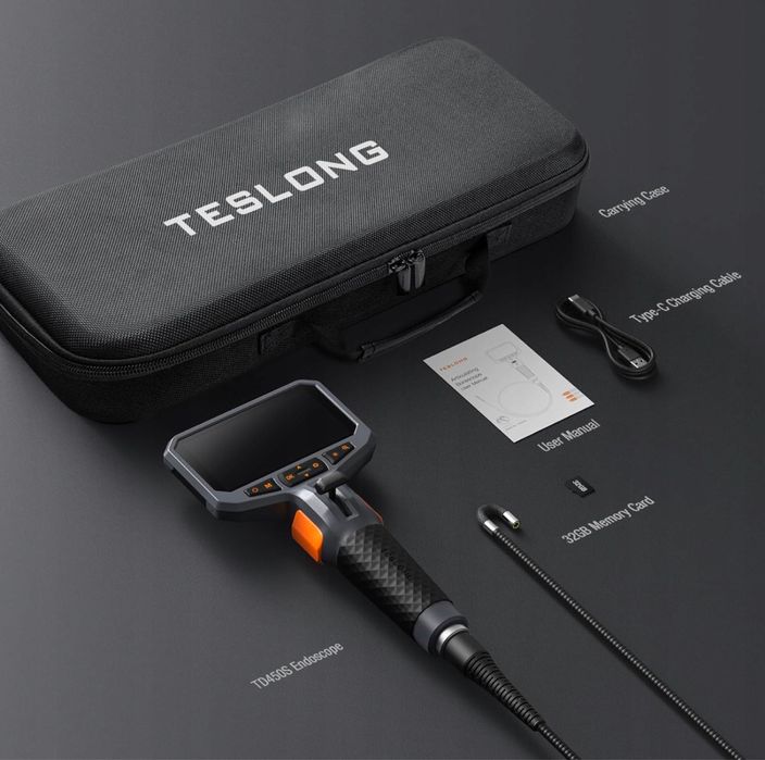 Kamera endoskopowa TESLONG TD450S LCD 4,5 kamera inspekcyjna