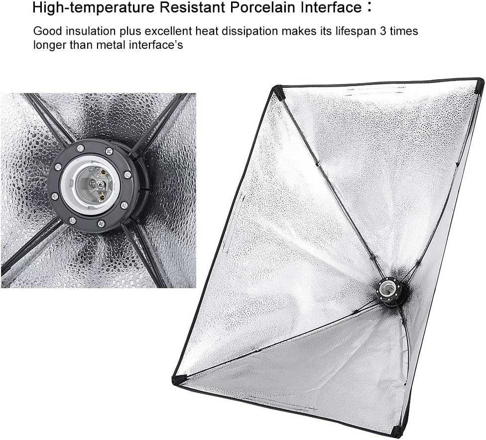 Softbox zestaw studyjny + statyw światło led 1szt