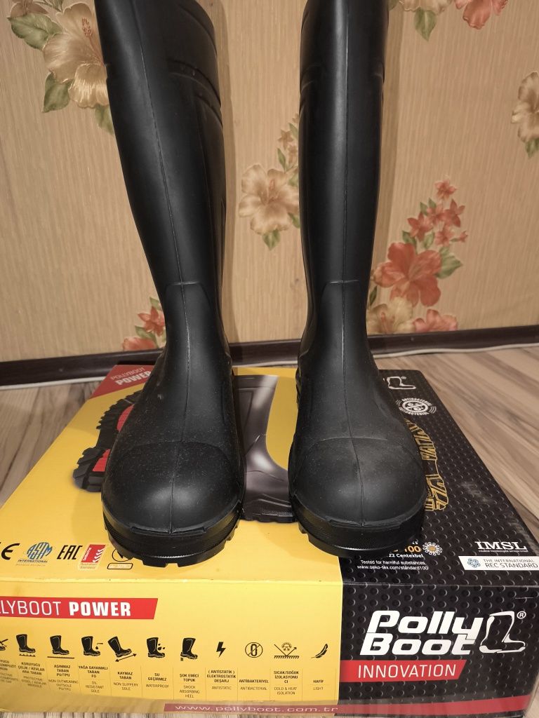 Рабочие резиновые сапоги. р. 41