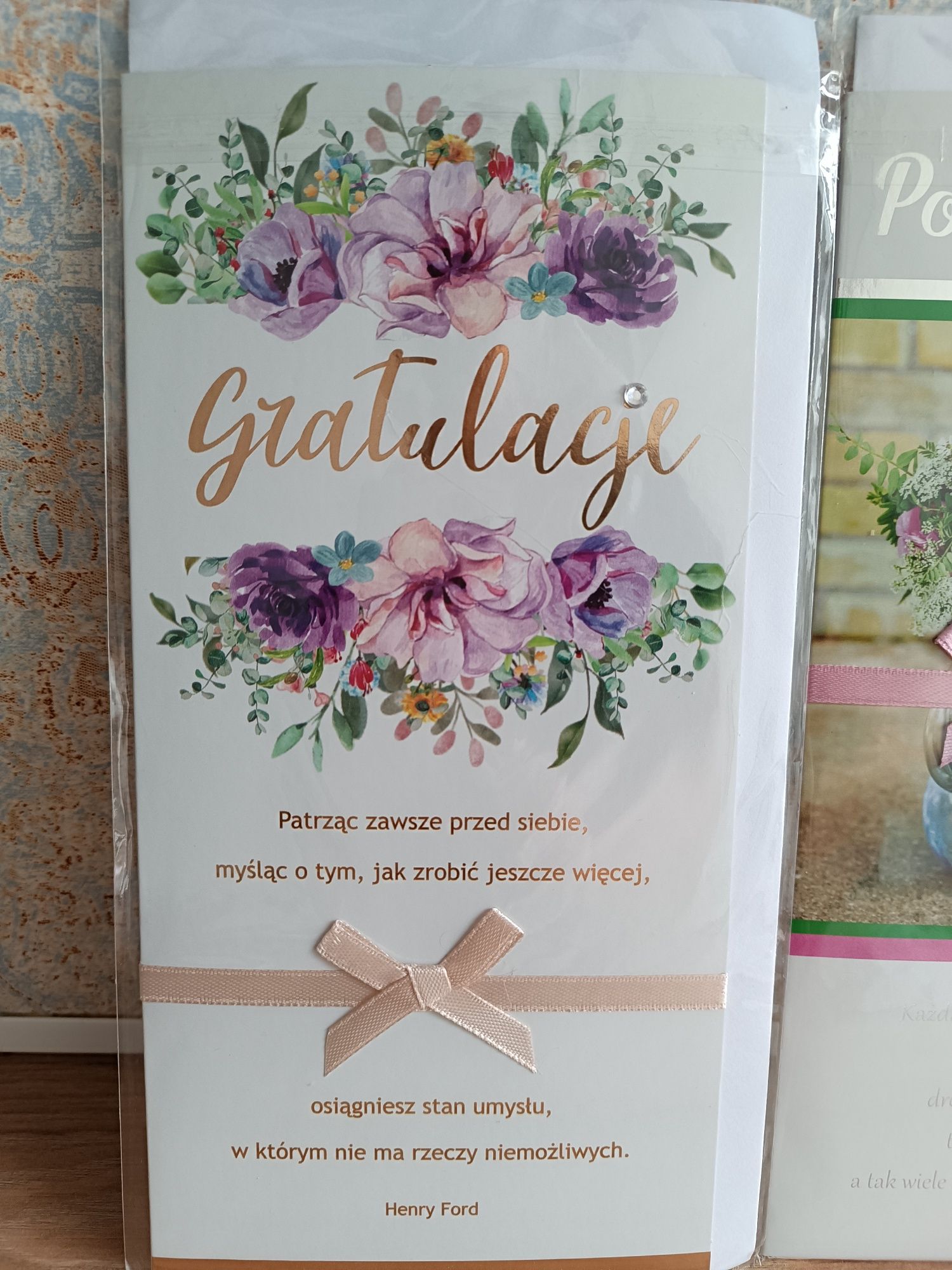 Kartki imieninowe  Podziękowania Gratulację