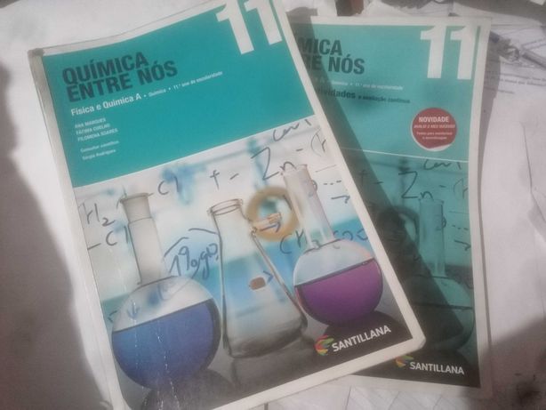 Livro de Quimica "Quimica entre Nós" 11º Ano Santillana