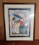 Quadro emoldurado - História e cultura egípcia 53*43cm