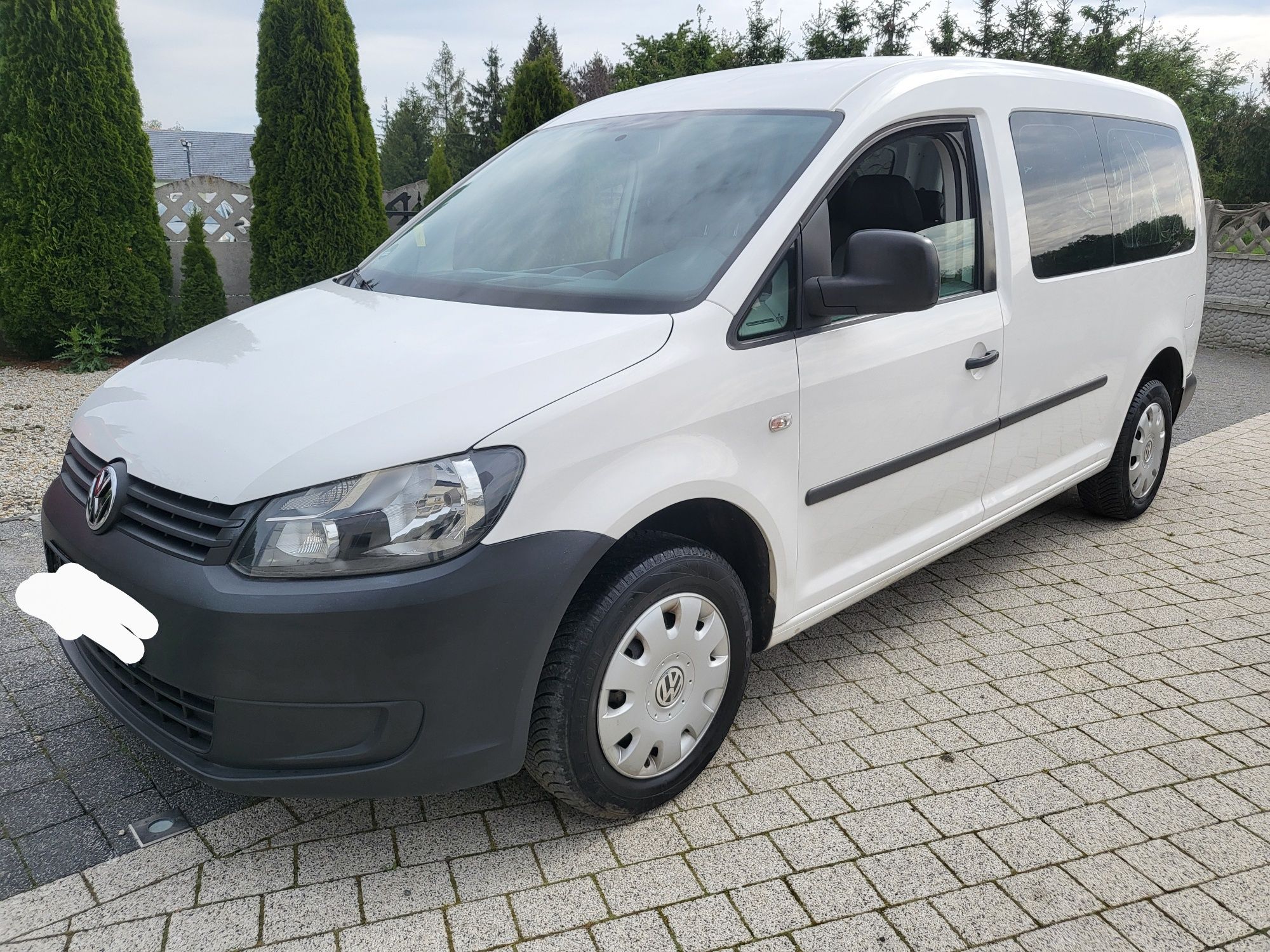 Wv Caddy Opłacony Long 5 osób 1.6 Tdi