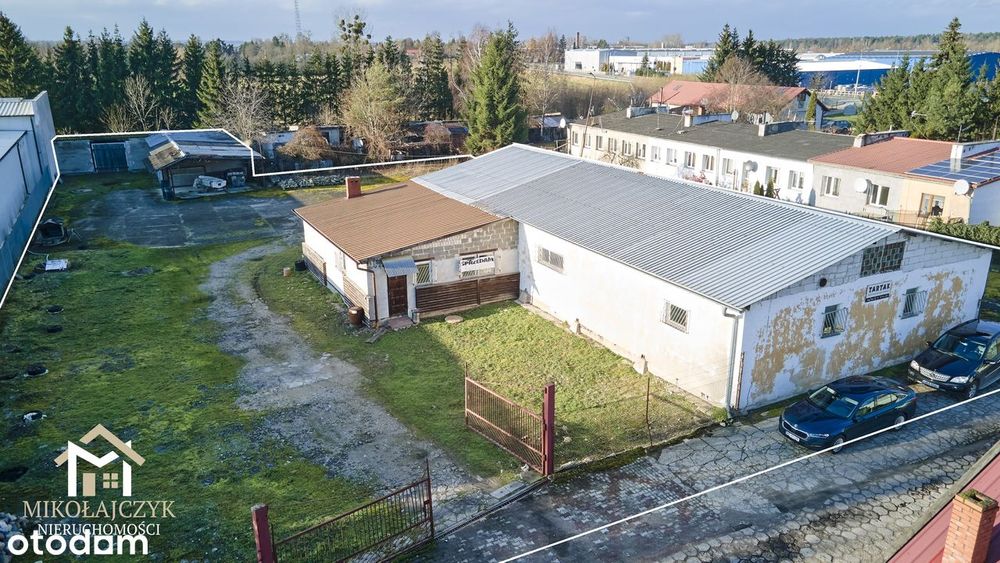 Hala + garaże w Sędławkach / działka 0,31 ha