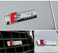 Conjunto 3 emblemas Audi sline