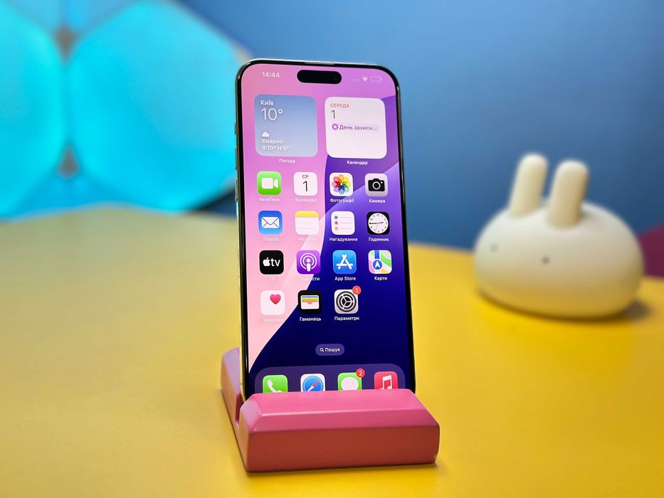 Смартфон iPhone 15 Pro Max 256GB Titanium (147234) Б/У З ГАРАНТІЄЮ
