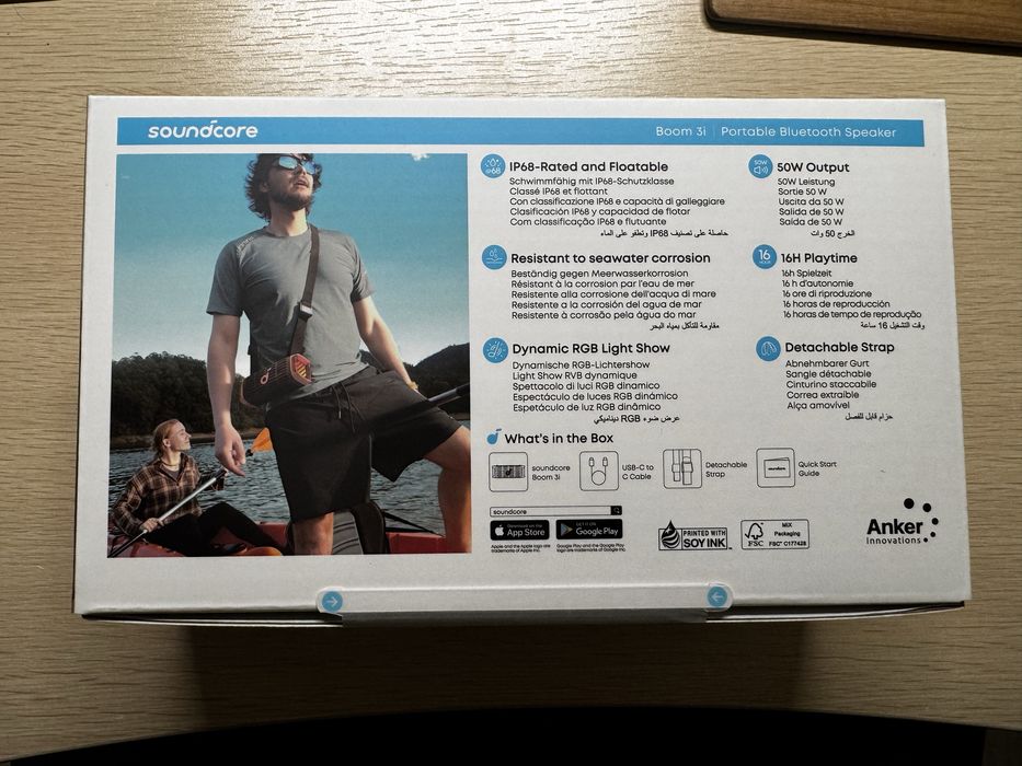 Anker Soundcore Boom 3i głosnik bezprzewodowy bluetooth
