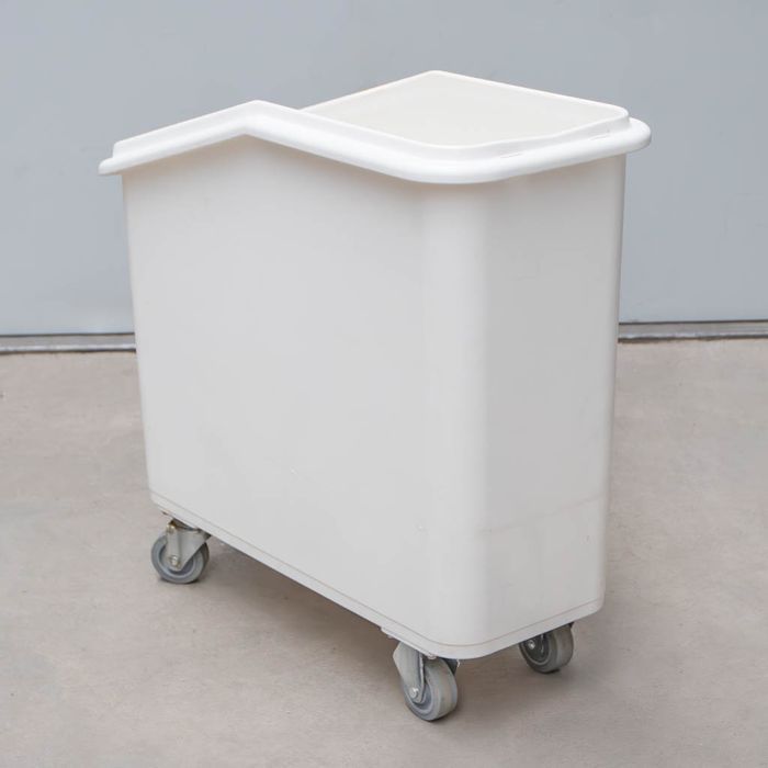 Pojemnik gastronomiczny na produkty sypkie biały 40x75x70 cm używany