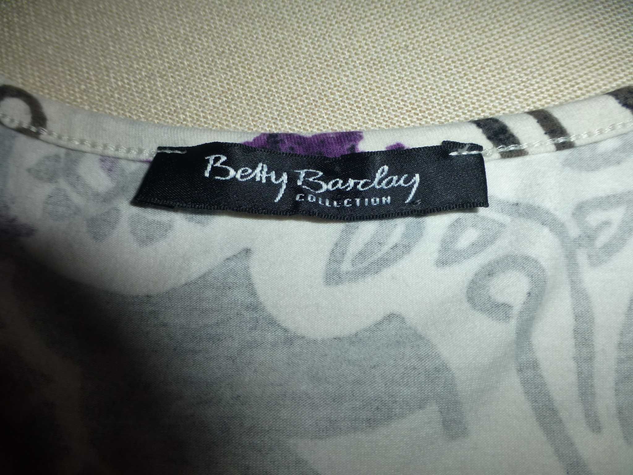 Betty Barclay T-shirt w kwiaty pasuje na M L