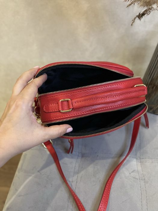 Шкіряна сумка Італія Virginia Conti Висока якість